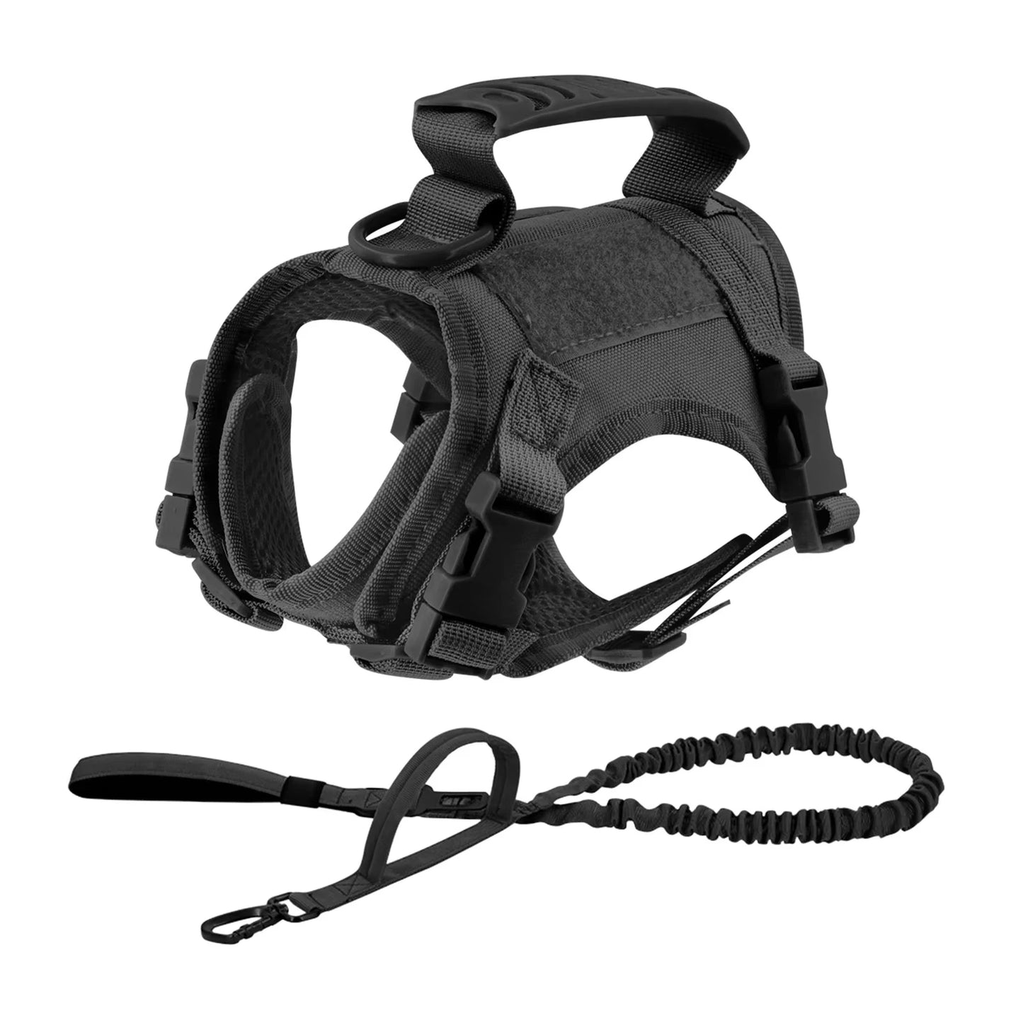 Tactical Cat Harness And Leashes For Small Dog Puppy Vest Straps with Handle Harnesses Training Adjustable Pet Accessories