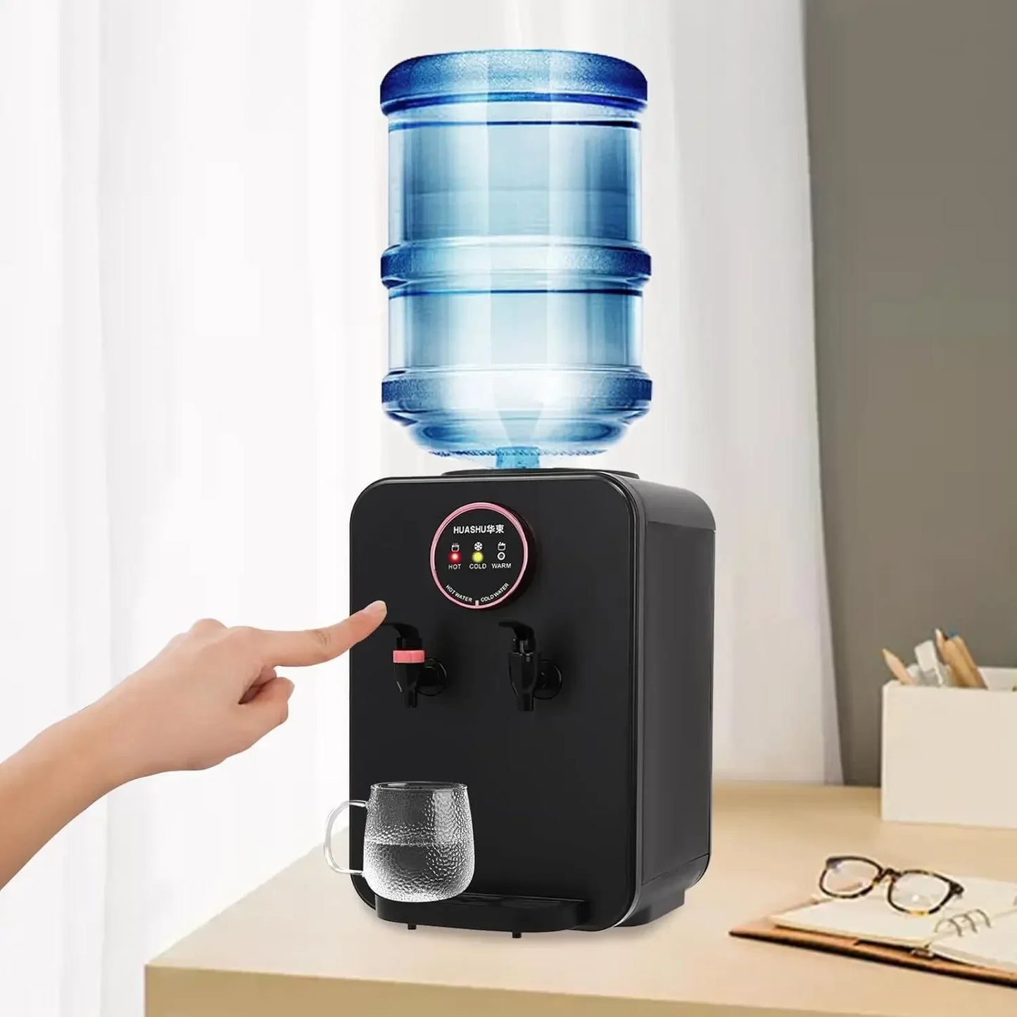 Mini Top Loading Water Dispenser With Hot and Cold Water