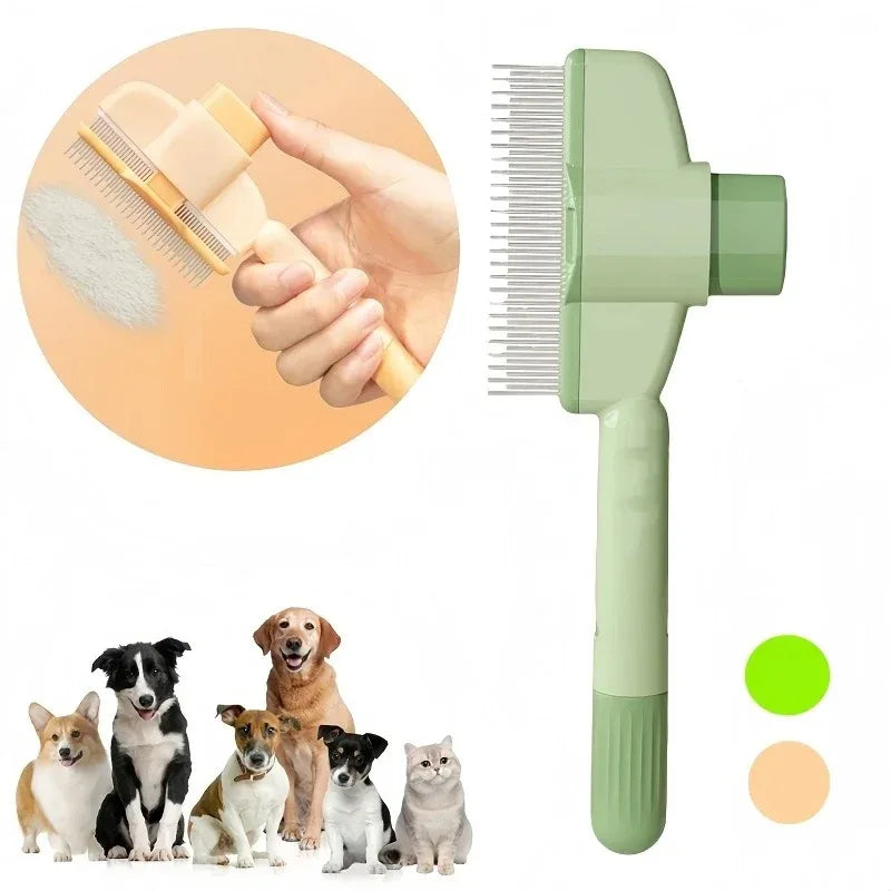 Pet Hair Remover Bath Brush for Dogs and Cats