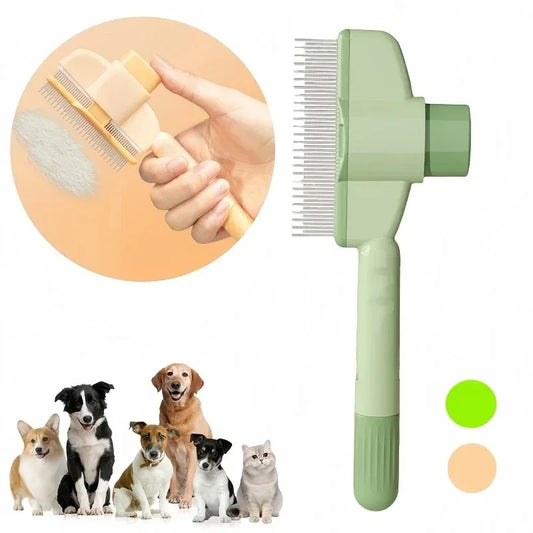 Pet Hair Remover Bath Brush for Dogs and Cats