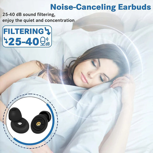 Reusable Silicone Earplugs Set with Case