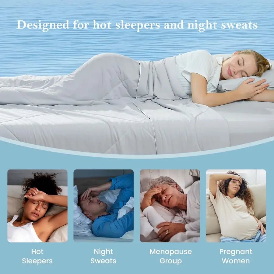 Cooling Comforter for Hot Sleepers and Night Sweats