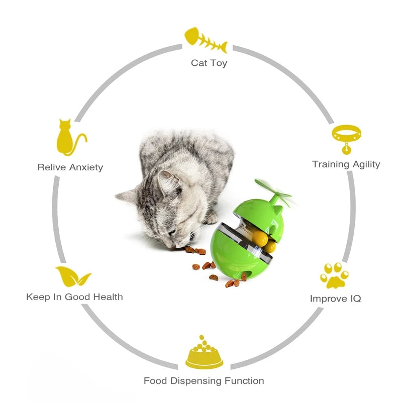 Sports Activated Interactive Cat Toy Indoor Cat with Automatic Moving Ball Toy Spinning Ball and Light Electric Cat Mouse Toys
