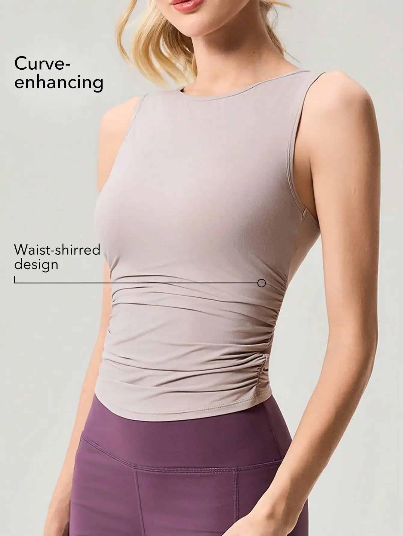 Women Backless Yoga Tank Top Quick Dry Moisture Wicking