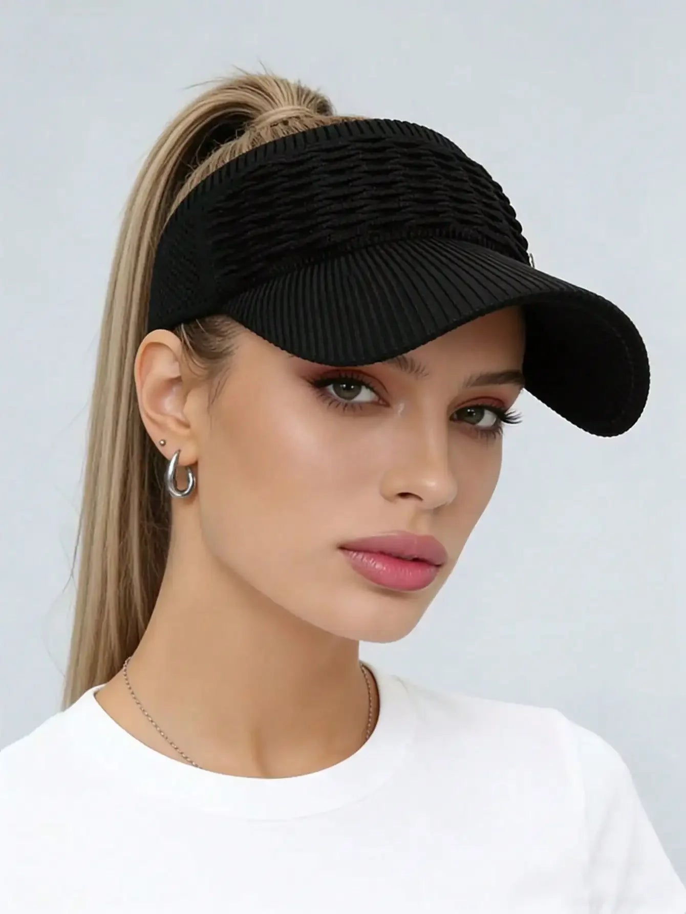 Unisex Adjustable Sun Visor Hat Breathable Sun Protection Cap