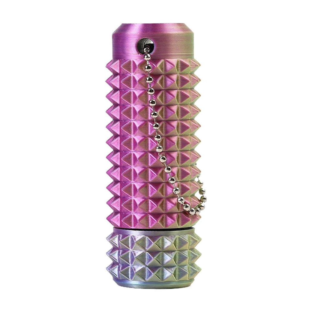 Spiky Grippie Stim Keychain 3D Printed Calming Keychain Roller Spiky Grippie Stim Keyring for  and Boost Focus