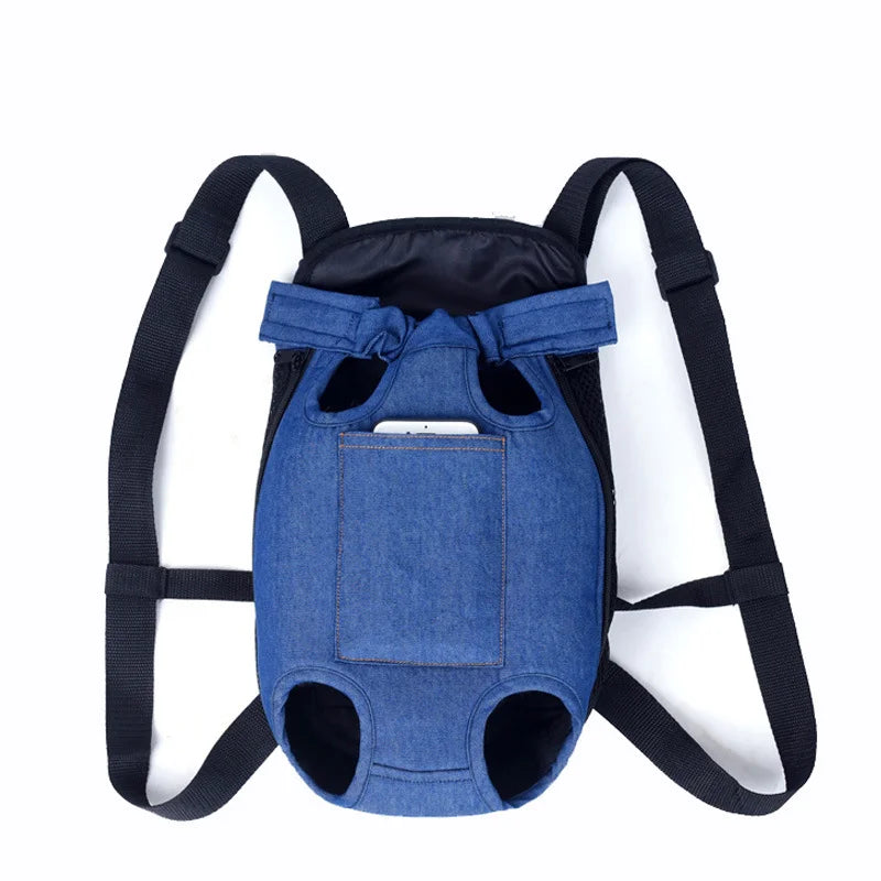 Adjustable Cat Carrier Backpack For Pets Outdoor Travel Double Shoulder Bag