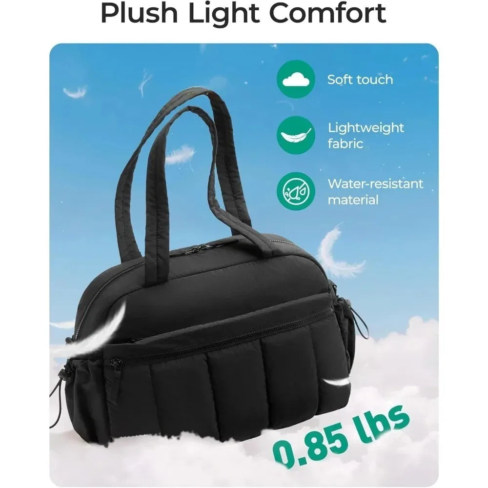 Women Travel Duffel Bag Gym Bag With Wet Pocket Lightweight