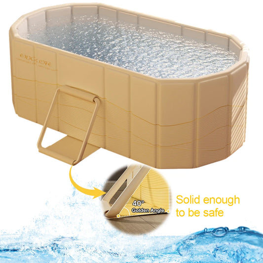 Foldable Portable Bath Tub for Adults and Kids Soaking Spa