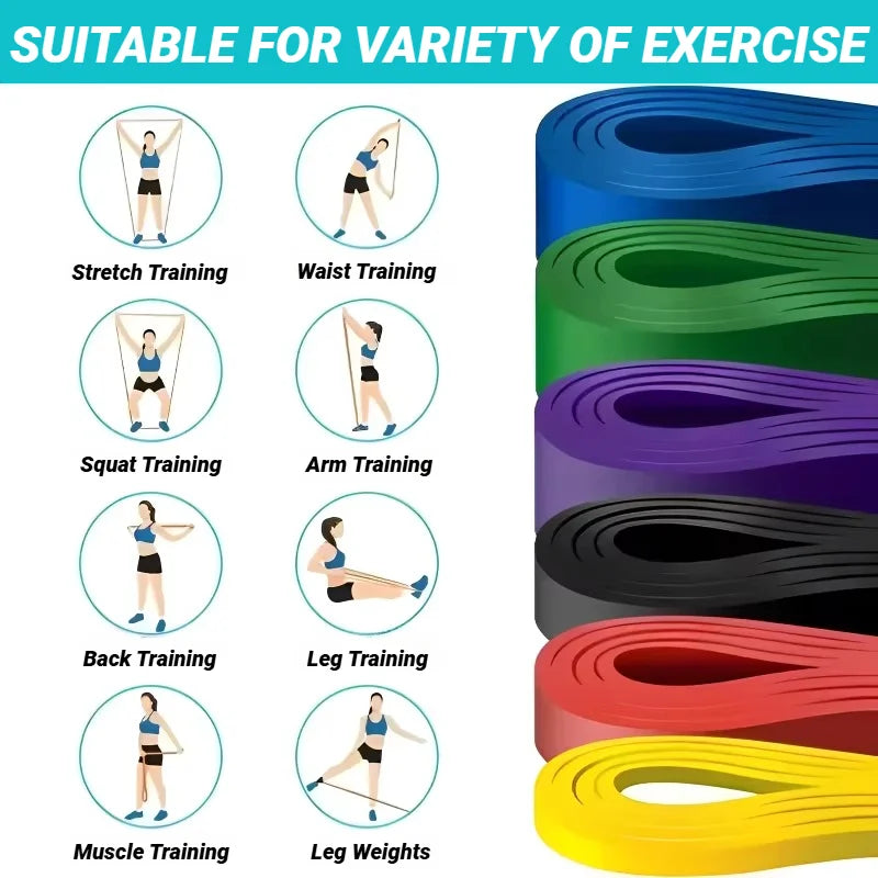 TPE Elastic Resistance Band Set For Strength Training