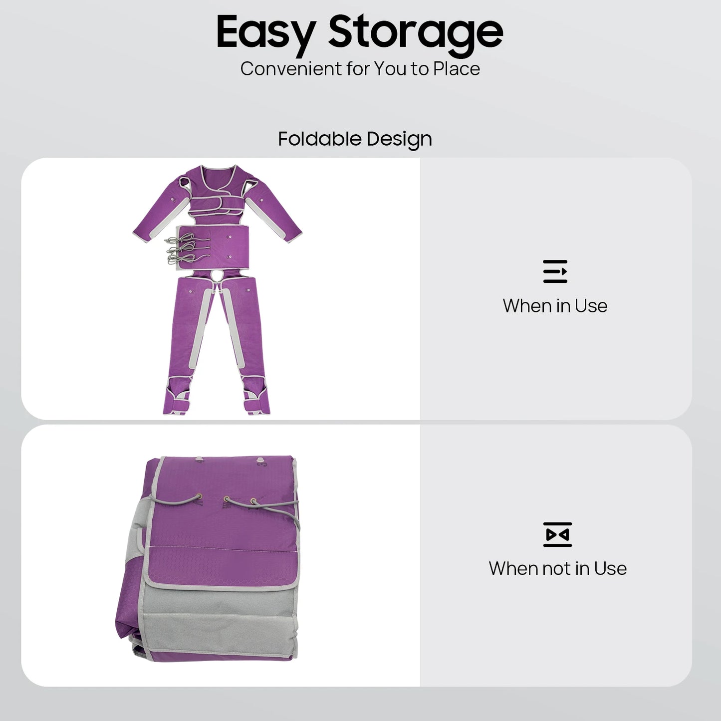 400W Air Pressure Massage Suit With 7 Levels Adjustable Heating Therapy