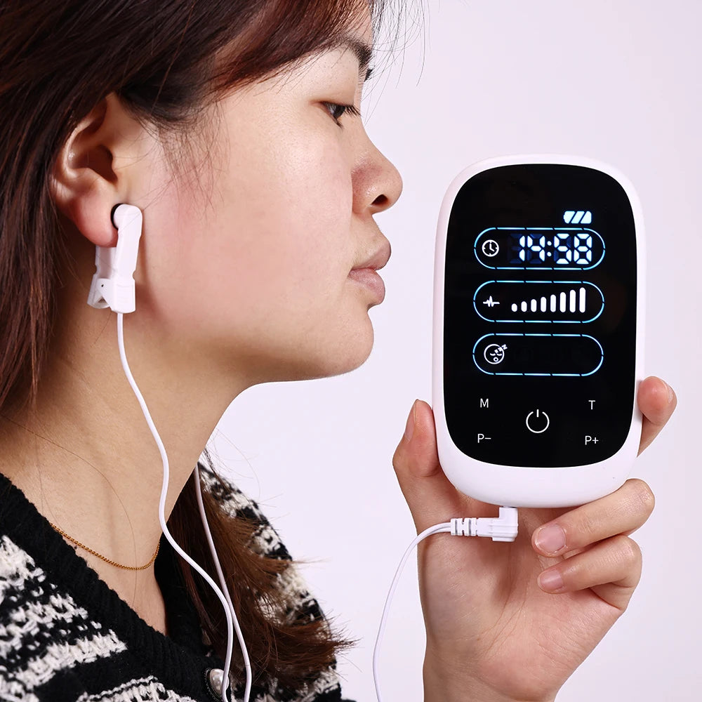 ATANG CES Insomnia Therapy Brain Stimulation Ear Clip