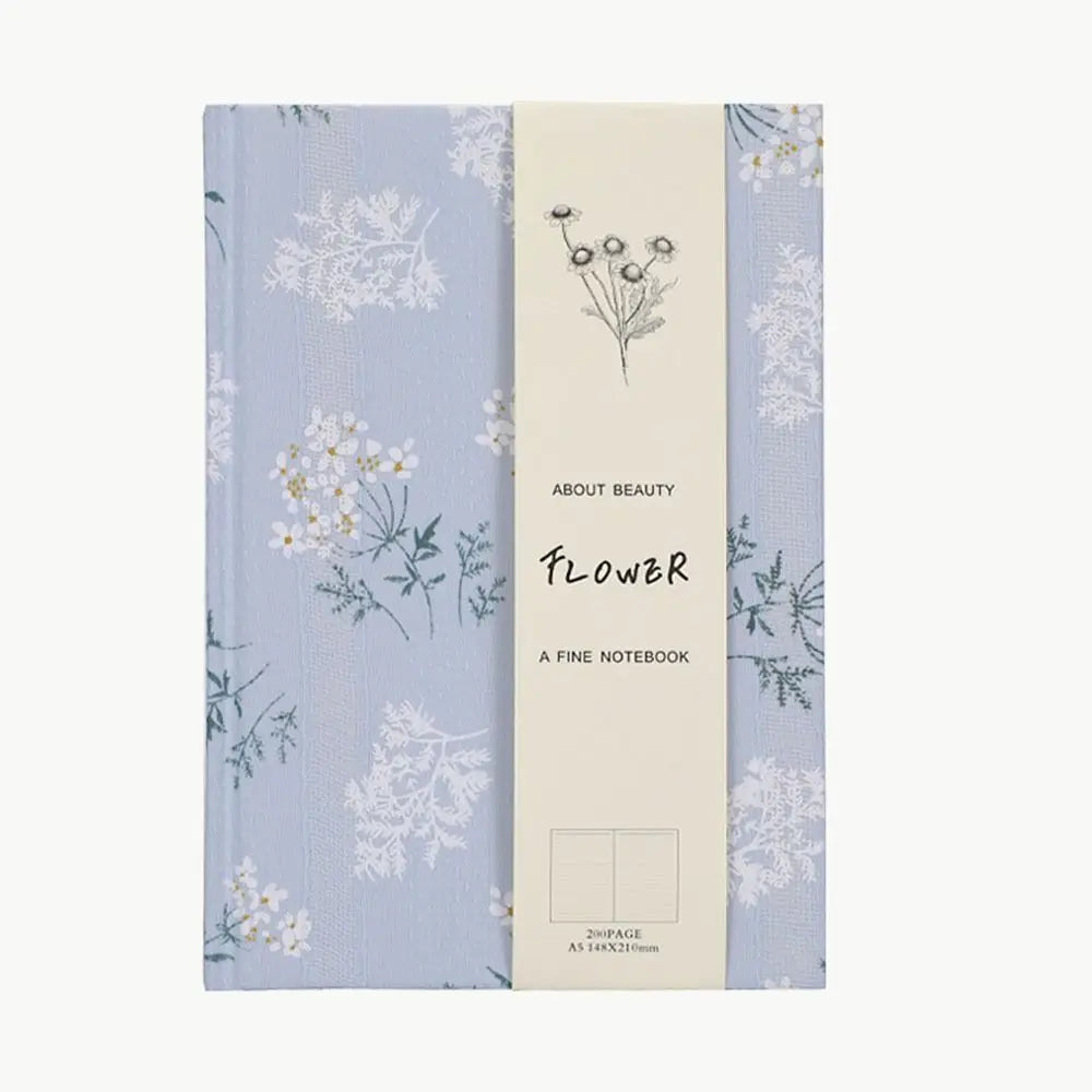 Notebook A5 Embroidered Thick Book Notepad Student Diary Journal Hardcover Scrapbook Planner Agenda Stationery