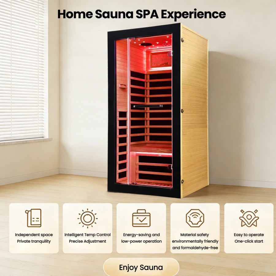 Single Person Sauna Room For Small Apartments Home Sweat Relax