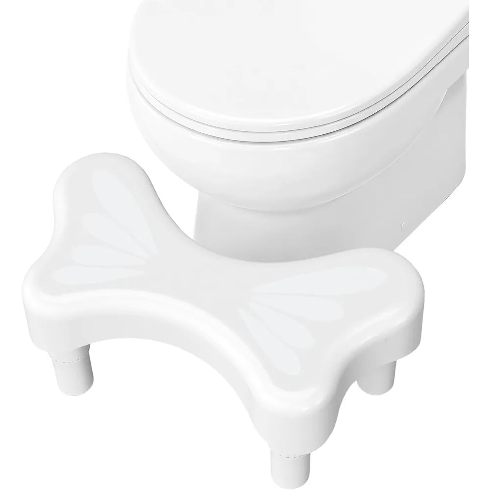 Curved Toilet Foot Stool for Better Posture