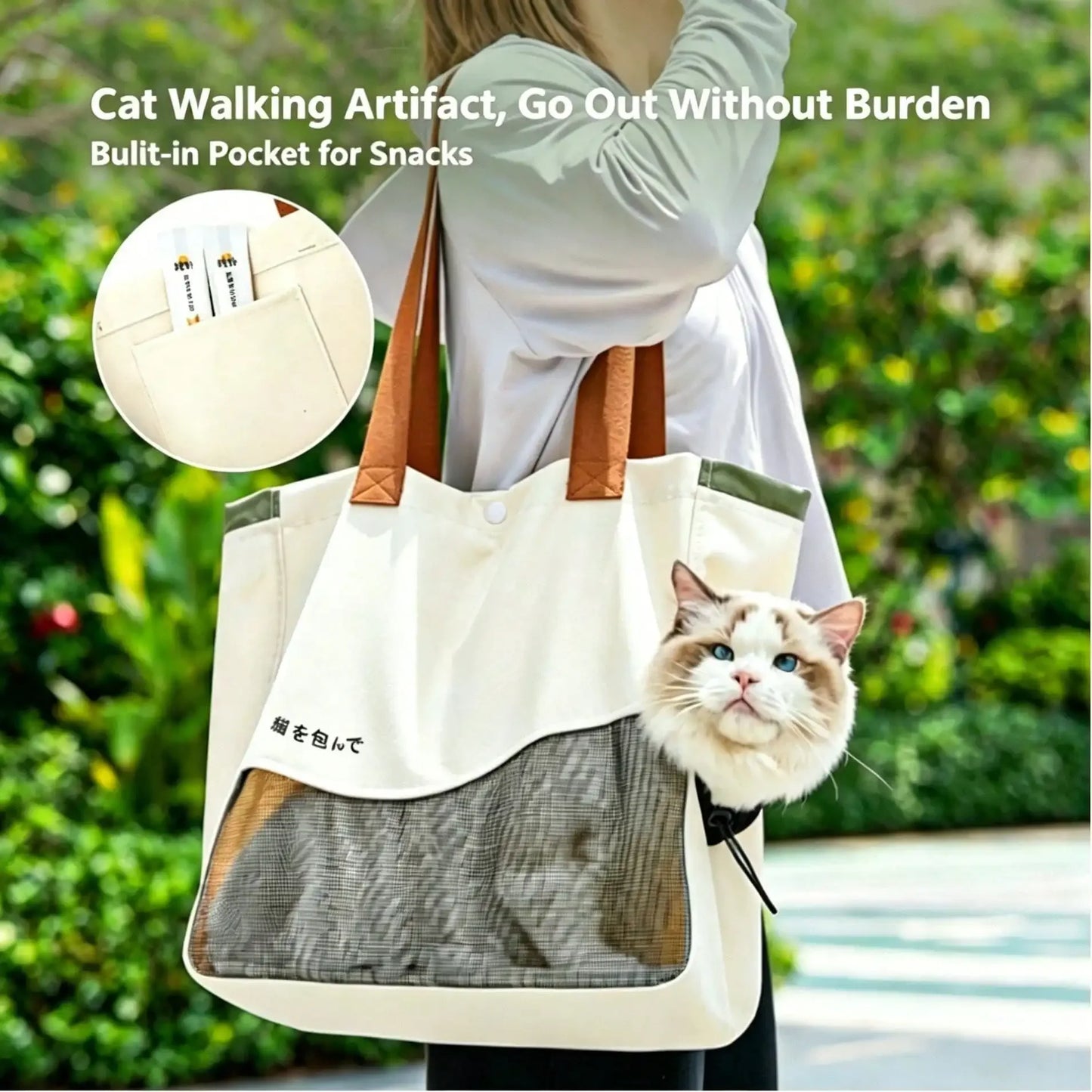 Breathable Mesh Pet Carrier Bag for Cats and Dogs Foldable