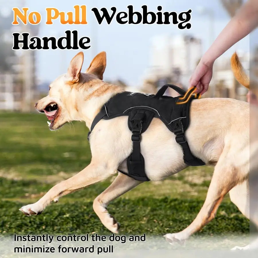 Escape Proof Dog Harness With Soft Padding And Reflective Straps