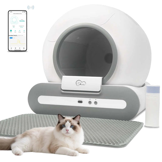 DOEL Self-Cleaning Cat Litter Box App Control and 2.4G WiFi