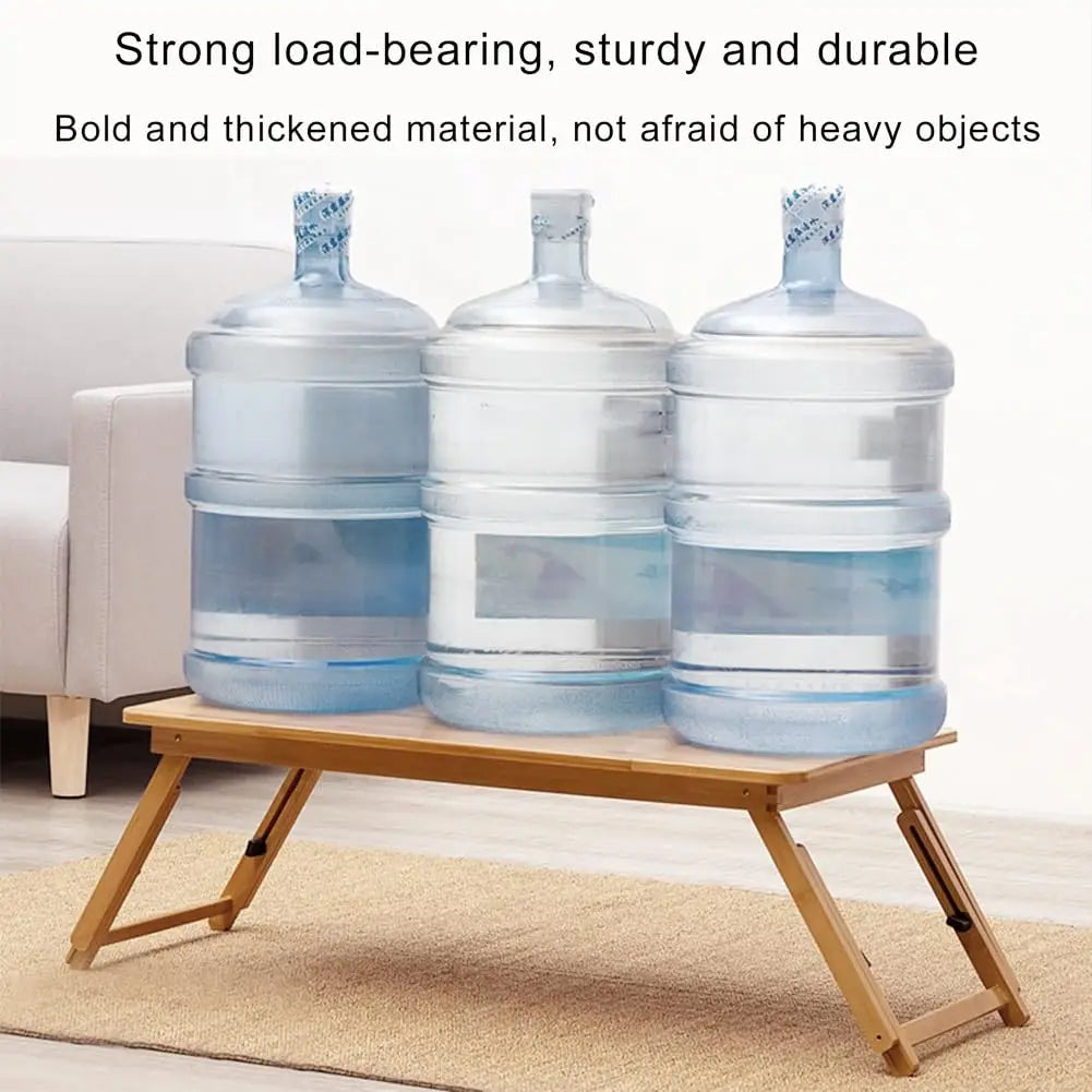 Folding Bamboo Laptop Desk for Bed and Sofa