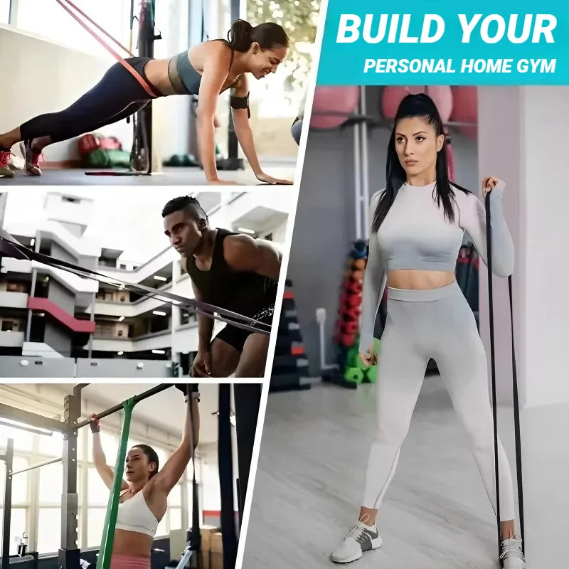 TPE Elastic Resistance Band Set For Strength Training