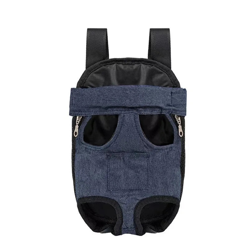 Adjustable Cat Carrier Backpack For Pets Outdoor Travel Double Shoulder Bag