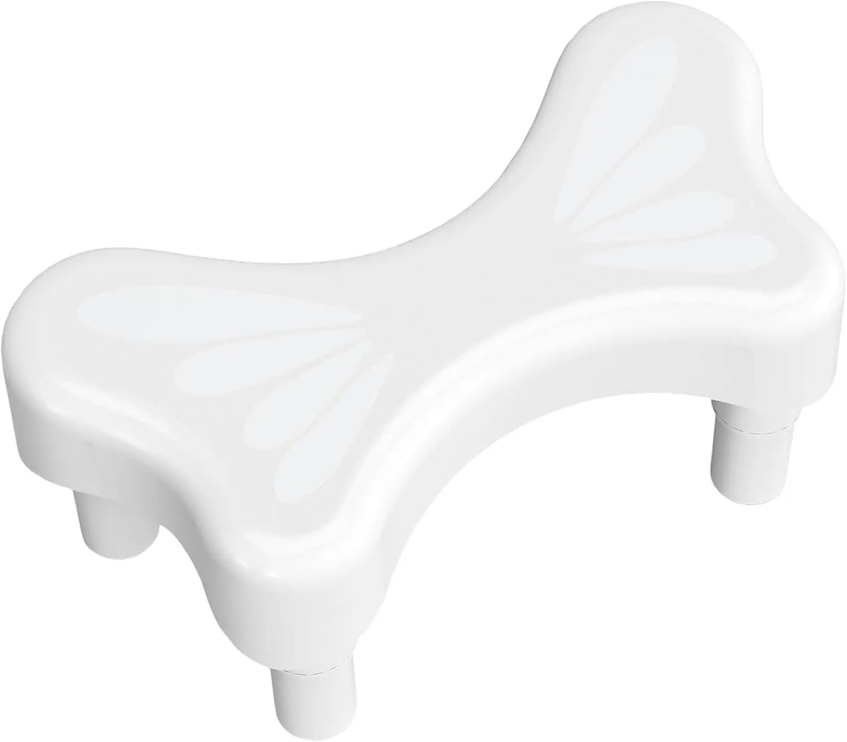 Curved Toilet Foot Stool for Better Posture