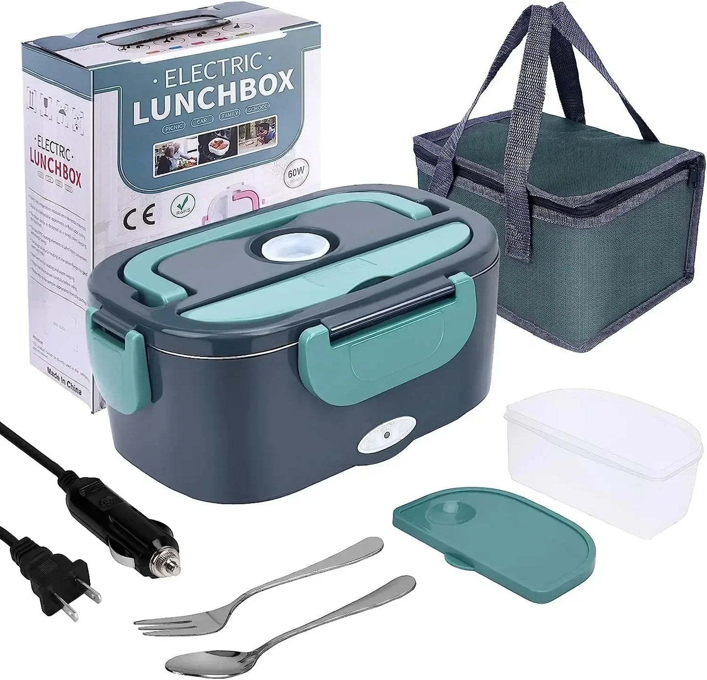 UPWORK Portable Electric Lunch Box Heater 60W Leak Proof