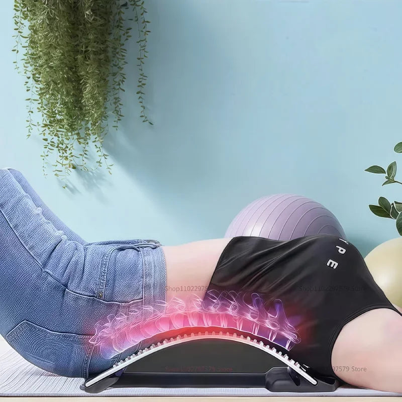 Brangdy Back Stretcher Pain Relief Multi Level Adjustable Massager