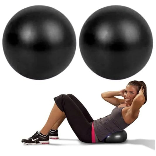 2 Pack Exercise Balls, 8-9 Inch Mini Pilates Yoga Balls, Anti-Burst Small Fitness Balls for Pilates, Yoga, Core Training and Ph
