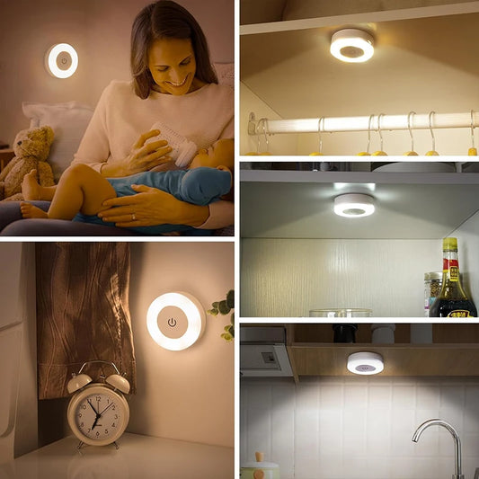 Rechargeable Dimmable LED Touch Night Light