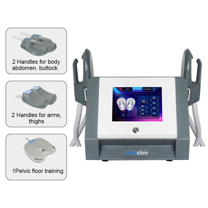 MYOslim 6500W 15Tes EMS Body Sculpting Machine Muscle Training Beauty Equipment for Body Contouring Fitness Salon Use