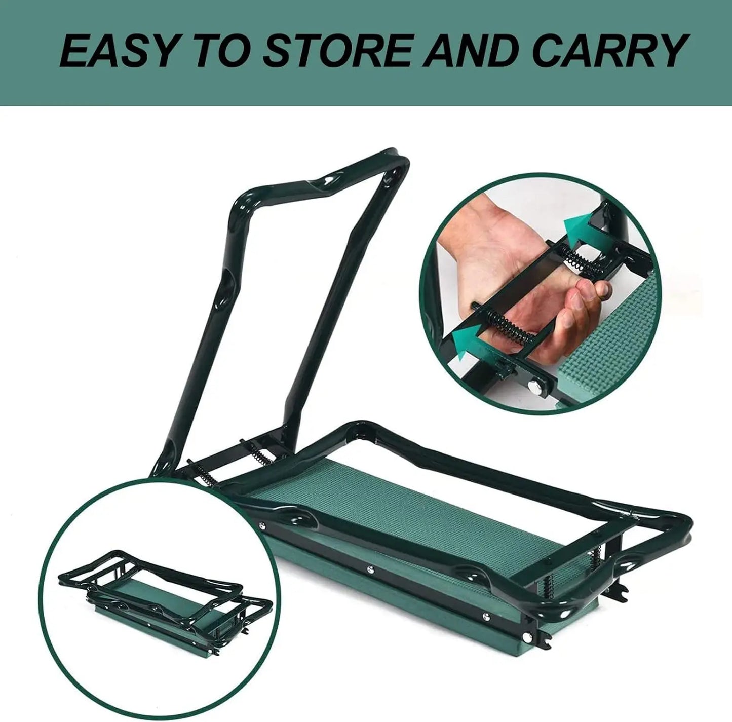 Garden Kneeler And Seat With Foam EVA Kneeling Pad