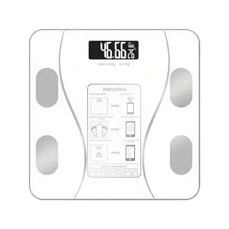 Smart Body Fat Digital Wireless Bathroom Scale Body Composition Analyzer