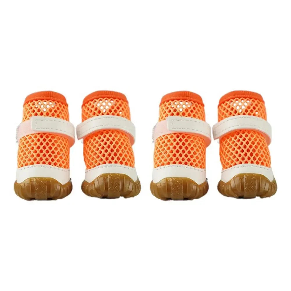 Breathable Dog Net Shoes For Small Dogs Anti Slip Outdoor