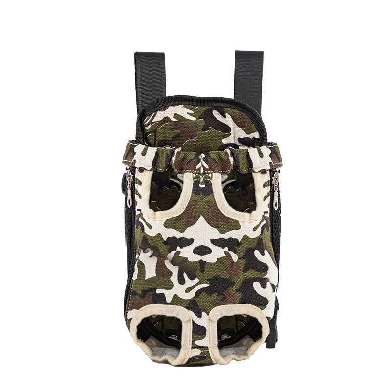 Adjustable Cat Carrier Backpack For Pets Outdoor Travel Double Shoulder Bag