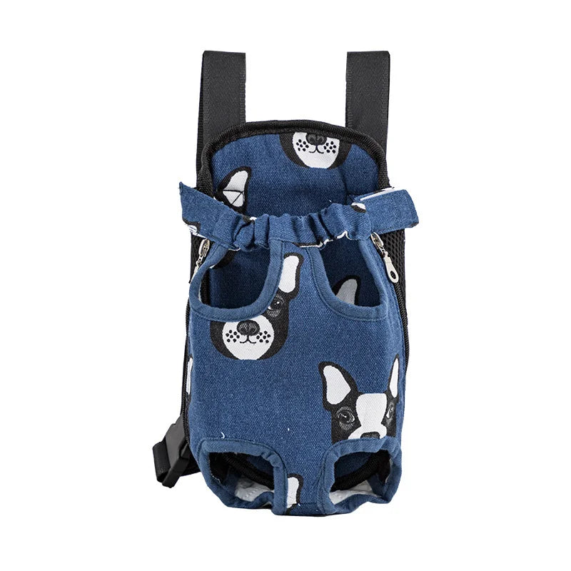 Adjustable Cat Carrier Backpack For Pets Outdoor Travel Double Shoulder Bag