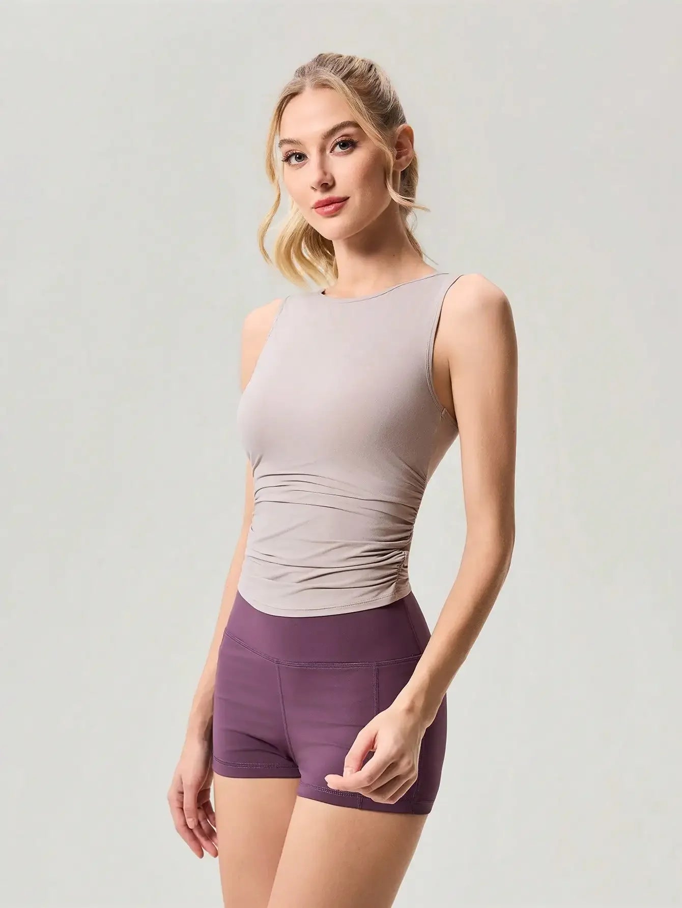 Women Backless Yoga Tank Top Quick Dry Moisture Wicking