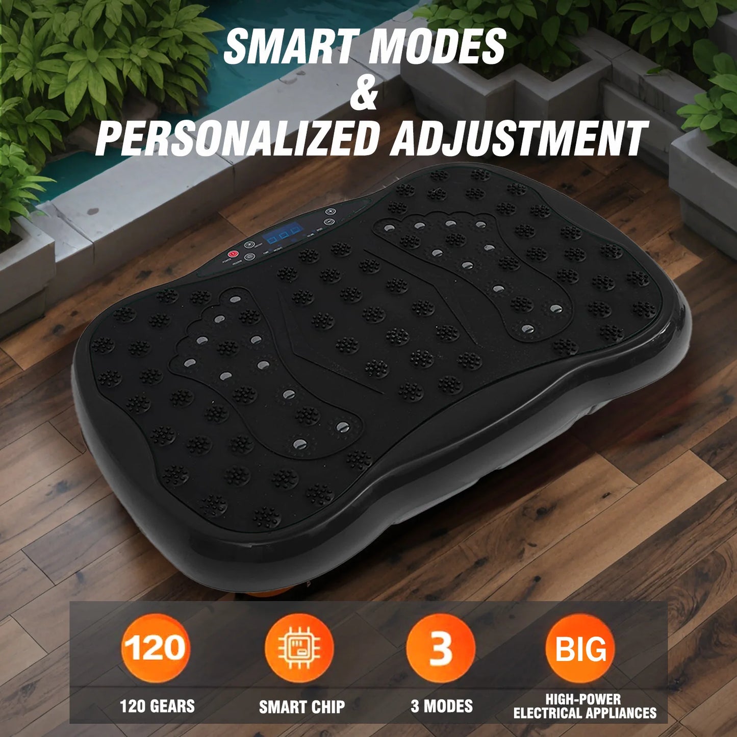 Full Body Vibration Platform Exercise Machine With Remote Control BT
