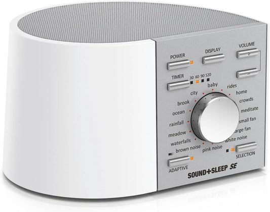 White Noise Machine With Non-Looping Sounds Timer And Headphone Jack
